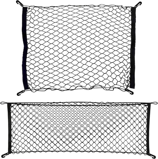 Envelope Style Trunk Mesh Cargo Net for Jeep Compass, Patriot, Renegade 2007-2026 Automotive Exterior Accessories - Premium Car Storage Organizers, Cargo Bed Net For Pickup Truck Smart Vehicle Storage