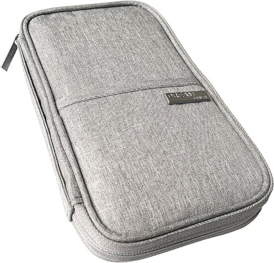 Portable Waterproof RFID Blocking Passport Holder Wallet for Travel Woman Men Family, Travel Essentials, Improved Organizer Holder for Credit Cards and Travel Documents