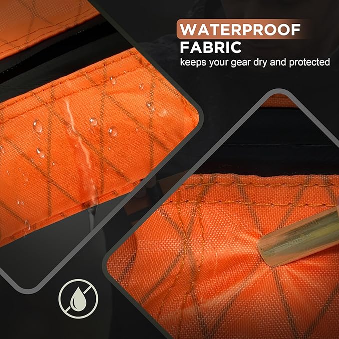 EDC Zip Pouch, RFID Blocking Small Gear Holder for Flashlight, Multitool, Pens, Cables & Everyday Carry Essentials