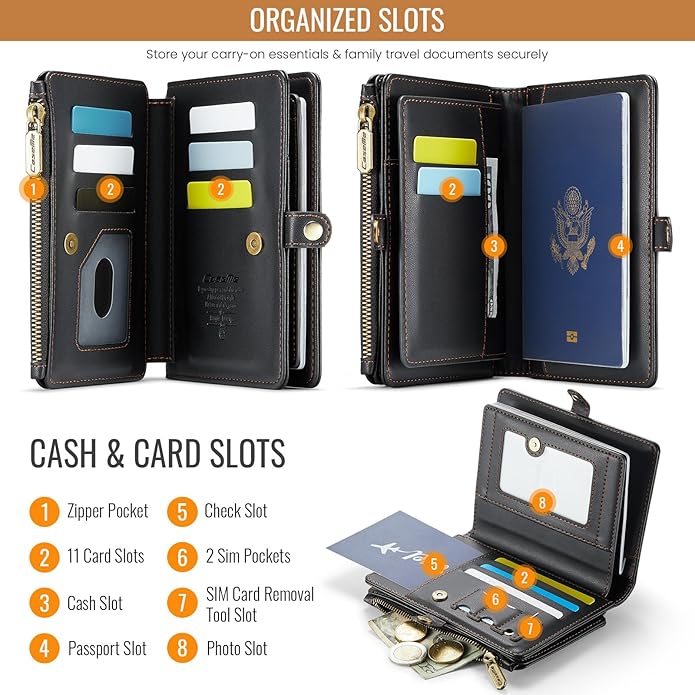 Passport Holder Wallet Bag with Holder