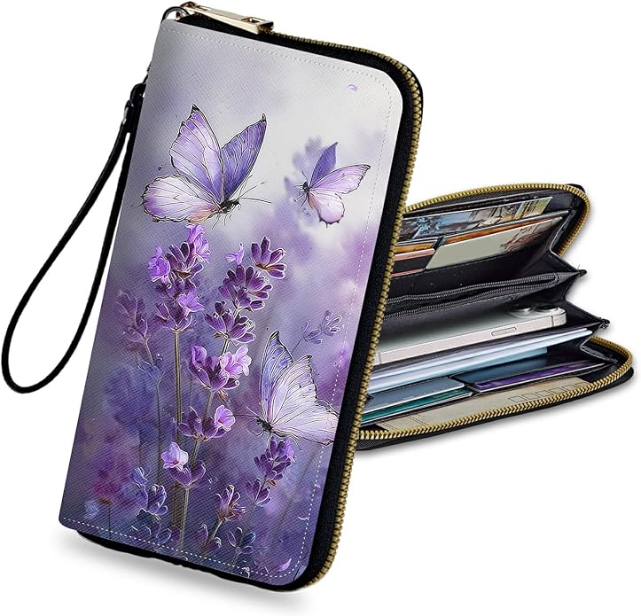 Wristlet Wallet for Women, RFID Blocking Phone Wallet, Large Capacity Zip Around Clutch, Fits iPhone 15 Pro Max, Travel Organizer Purse