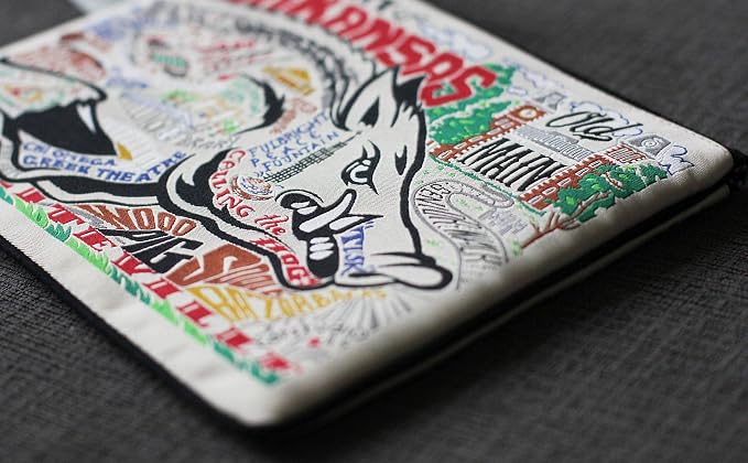 catstudio University of Arkansas Collegiate Zipper Pouch Purse | Holds Your Phone, Coins, Makeup, Dog Treats, & Tech Tools