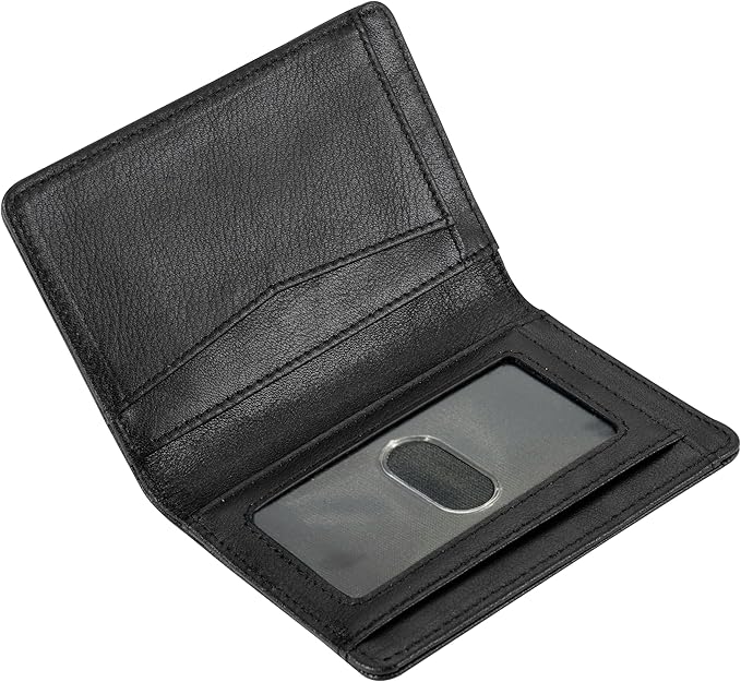 RFID Blocking Slim Wallet for Men | Thin Bifold Credit Card Holder Wallet | Mens Wallet Slim Business Card Case | Minimalist Front Pocket wallet with Gift Box