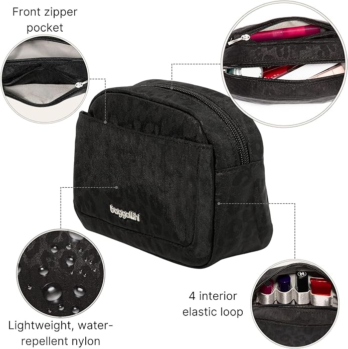 Baggallini Women's Pocket Cosmetic - Lightweight Bag - Travel Essentials Makeup Organizer