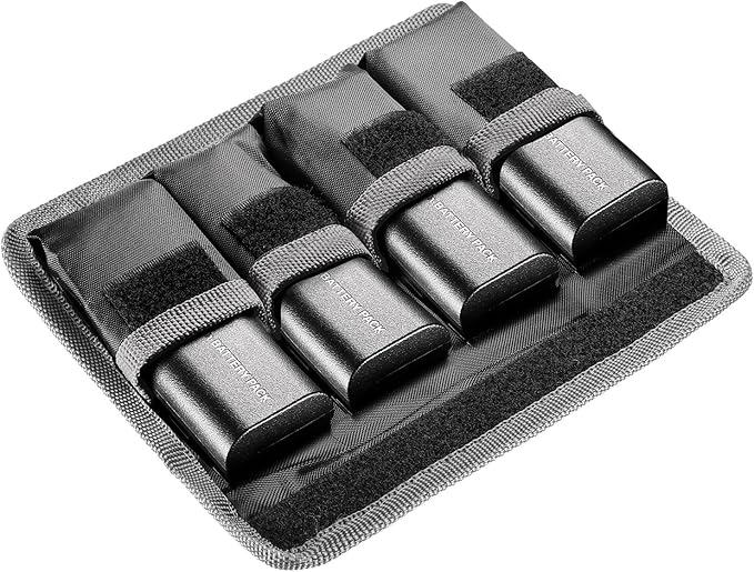 Neewer DSLR Battery Case/Holder for AA Battery and LP-E6/ LP-E8/ LP-E10/ LP-E12/ EN-EL14/ EN-EL15/ FW50/ F550, Suitable for Nikon D800, Canon 5DMKIII, Sony A77
