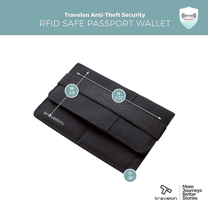 Travelon RFID Blocking Flap Passport Holder