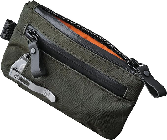 ALPAKA Zip Pouch Pro - Minimalist Zipper Wallet - with RFID Blocking ID Card Holder Wallet with Zipper for Men with Multi-tool Slot