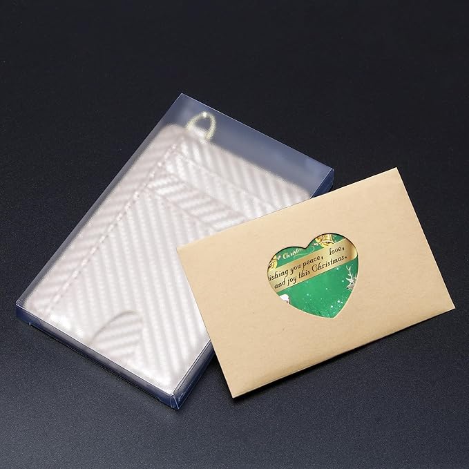 GEEAD Slim Minimalist Front Pocket RFID Blocking Card Holder Wallets for Men & Women