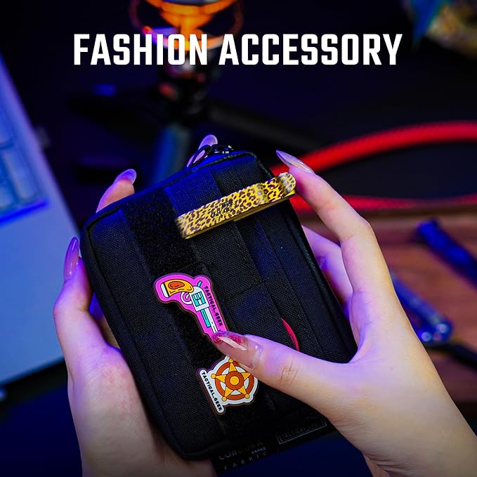 KeyUnity KM00 Titanium Belt Loop Keychain Clip Double Side Quick Release Key Holder with Detachable Key Ring
