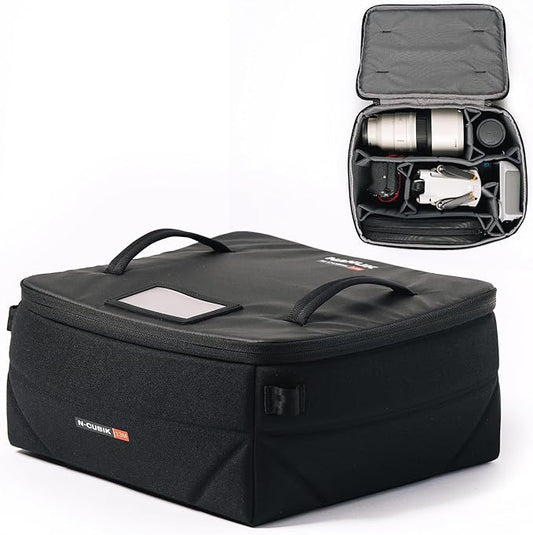 NANUK N-Cubik 13M Camera Bag Insert – Medium Water-Resistant Cube – Shockproof Protective Camera Insert for Backpack (11,4”x 12,5” x 5,1”)
