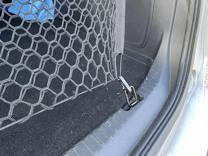 Rear Trunk Organizer Cargo Net for Ford Edge 2007–2024 – Envelope Style Cargo Net for SUV – Premium Mesh Elastic Car Trunk Organizer Vehicle Carrier Storage – Compatible with Edge