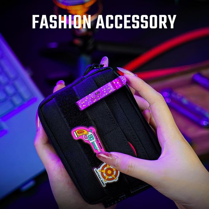 KeyUnity KM00 Titanium Belt Loop Keychain Clip Double Side Quick Release Key Holder with Detachable Key Ring