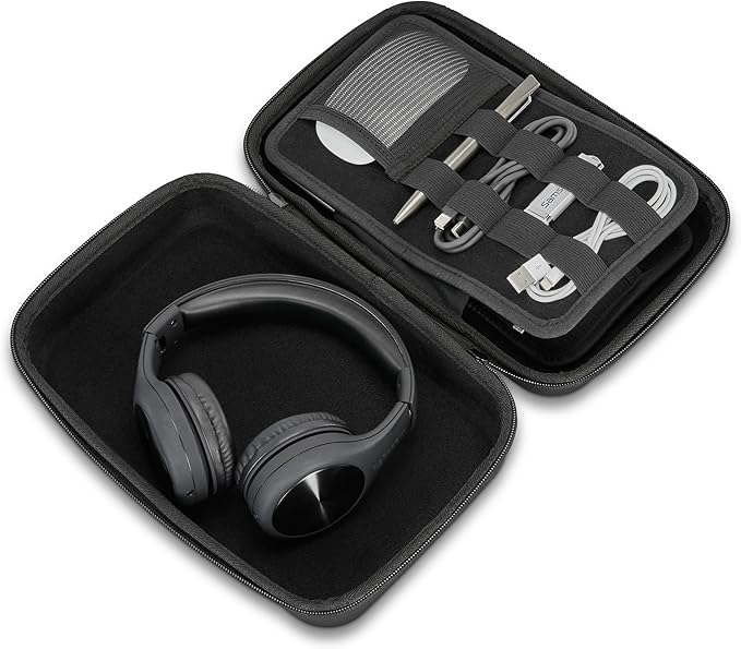 Samsonite Travel Tech Case - Large Size Travel Case for Headphones, Chargers, Mouse, Stylus - Black