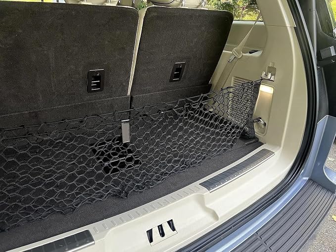 Rear Trunk Organizer Cargo Net for Ford Expedition 2018–2026 – Envelope Style Cargo Net for SUV – Premium Mesh Car Trunk Organizer Vehicle Carrier Storage – Compatible with Expedition