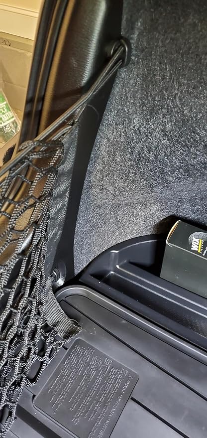 Rear Trunk Organizer Cargo Net for Mazda 6 2014-2021– Envelope Style Cargo Net for Sedan - Premium Mesh Elastic Car Trunk Organizer Vehicle Carrier Storage - Compatible with MAZDA6
