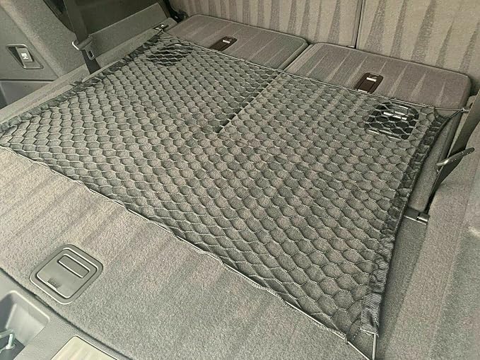 Rear Trunk Organizer Cargo Net for Acura MDX 2014–2025 – Floor Style Cargo Net for SUV – Premium Mesh Elastic Car Trunk Organizer Vehicle Carrier Storage – Compatible with Acura MDX
