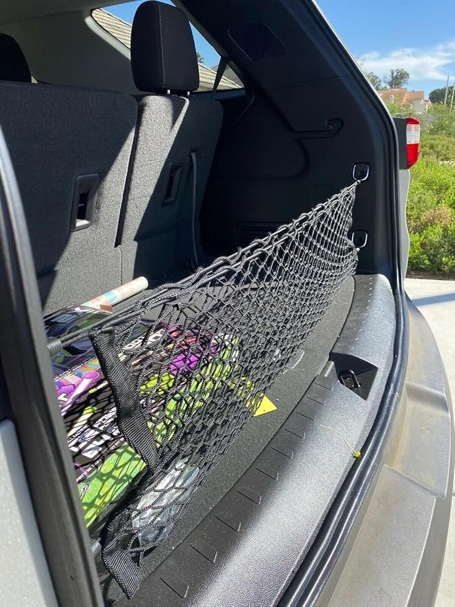 Trunk Organizer Cargo Net for Chevrolet Traverse 2018–2026 – Envelope Style Cargo Net for SUV – Premium Mesh Car Trunk Organizer Vehicle Carrier Storage – Compatible with Chevy Traverse