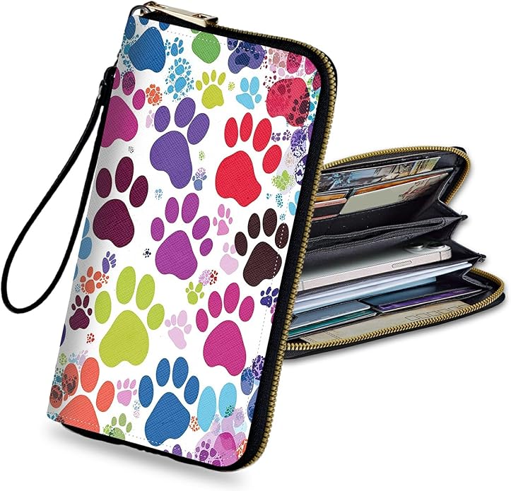 Wristlet Wallet for Women, RFID Blocking Phone Wallet, Large Capacity Zip Around Clutch, Fits iPhone 15 Pro Max, Travel Organizer Purse