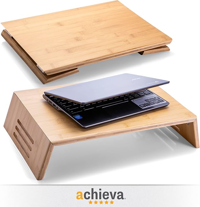 Achieva Bamboo Monitor Stand (71008)