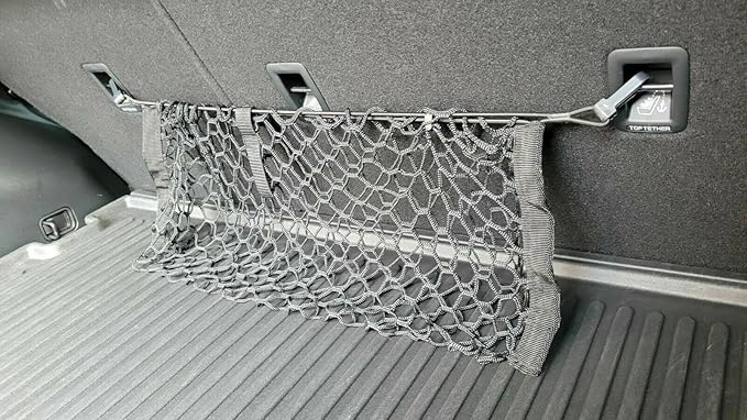 Trunk Rear Seats Organizer Cargo Net for Mazda CX-30 2020-2026 – Envelope Style Cargo Net for SUV – Premium Mesh Car Trunk Organizer Vehicle Carrier Storage – Compatible with CX-30