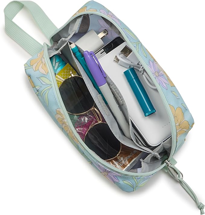 JanSport Perfect Pouch – Accordion Opening, Single Compartment with 3 Dividers, Small Internal Pocket