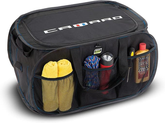 Smart Design Pop Up Trunk Organizer with Easy Carry Handles, Side Pockets, and Zipper Top - Collapsible Design - Holds 50 lbs