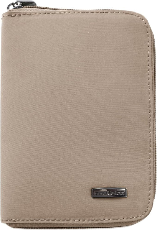 Travelon RFID Blocking Passport Zip Wallet