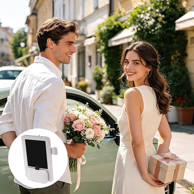 3 in 1 Sunglass & Photo Holder for Car, Car Visor Sunglasses Holder Clip, Sunglass Holder with Strong Magnetism