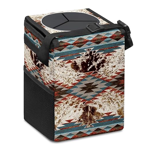 Car Trash Can with Lid Collapsible Reusable Waterproof Car Garage Bag,Automotive Garbage Can