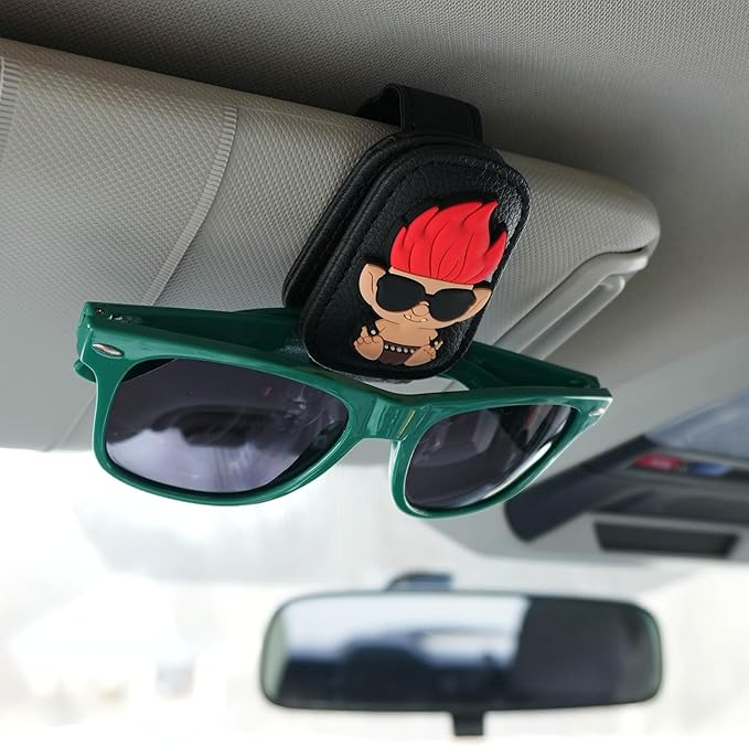 Novelty Sunglasses Visor Clip – Funny Car Accessory for Drivers, Hilarious Gift for Men & Women