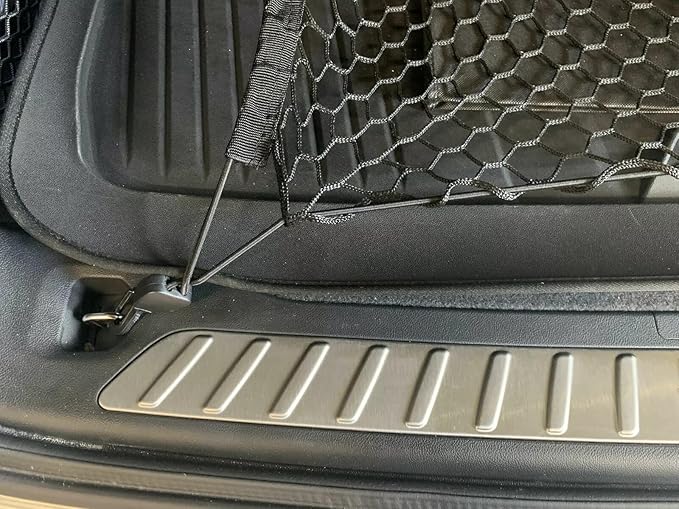 Rear Trunk Organizer Cargo Net for BMW X3 2004–2026 – Floor Style Cargo Net for SUV – Premium Mesh Elastic Car Trunk Organizer Vehicle Carrier Storage – Compatible with X3