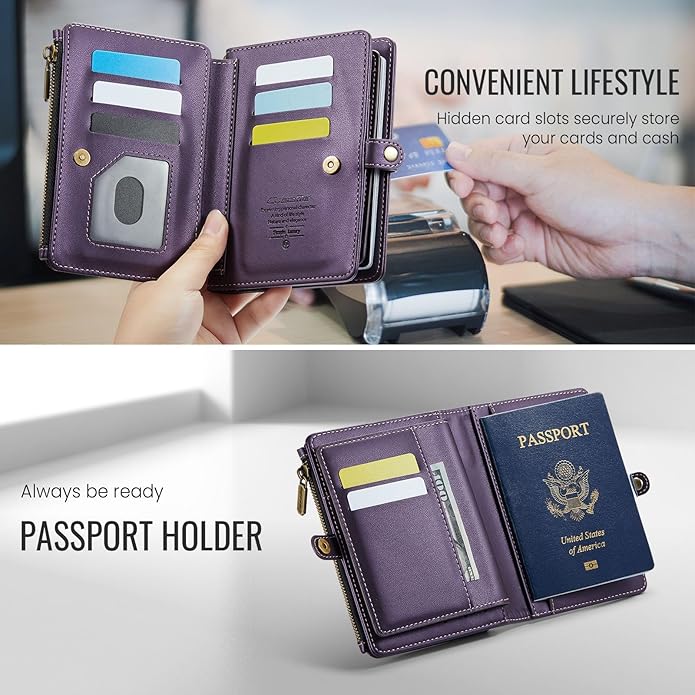 Passport Holder Wallet Bag with Holder