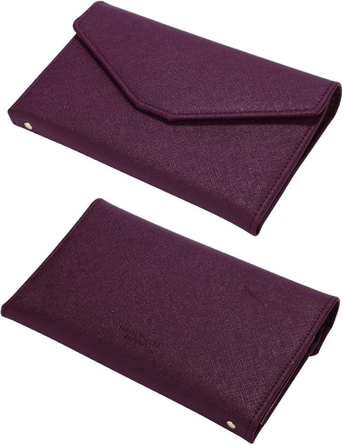 ZOPPEN Mulit-purpose Rfid Blocking Passport Holder Travel Wallet (Ver.4) Passport and Vaccine Card Holder ComboTri-fold Document Organizer Travel Essentials