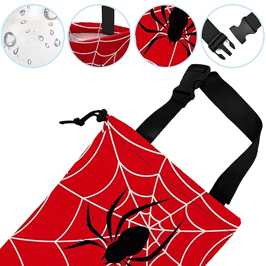 Car Garbage Bag Hanging Car Trash Can for Back Seat with Drawstring