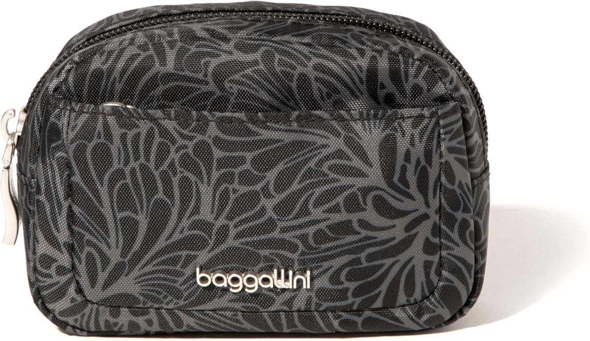 Baggallini Women's Pocket Cosmetic - Lightweight Bag - Travel Essentials Makeup Organizer Mini