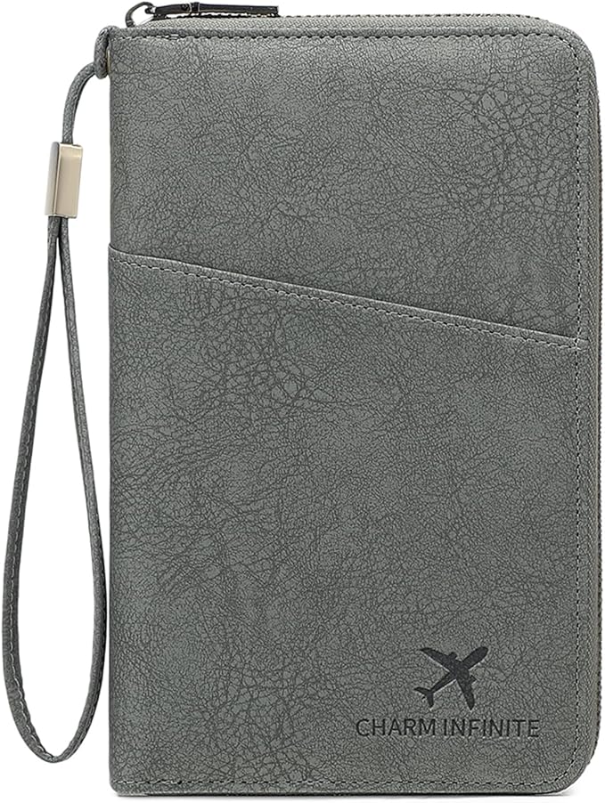 Family Passport Holder for Travel Women and Men RFID Passport Holder with Card Slots Holder Passport Case Passport cover Passport Wallet Travel Essentials and Accessories
