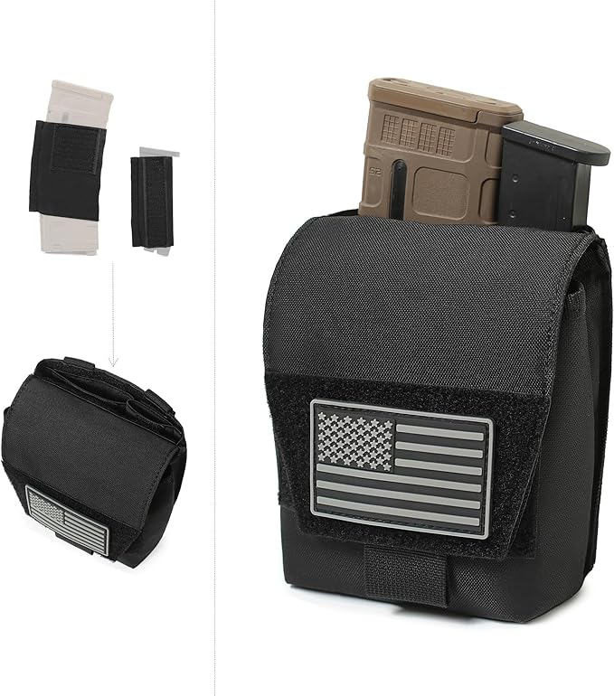 Mini Heavy Duty Tactical Belt Pouch for Men - Small Molle Pouch,Tactical Admin Pouch Compact EDC Utility Gadget Gear Pouches for Traveling, Hiking