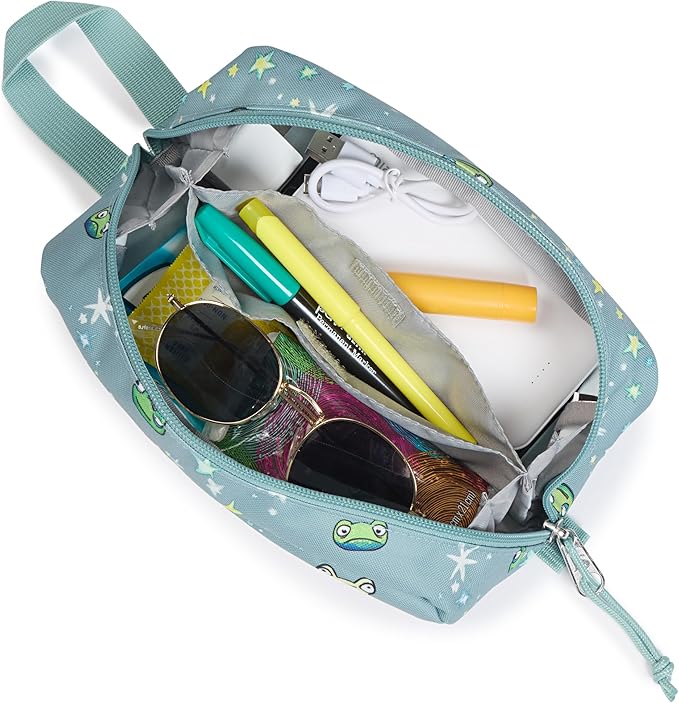 JanSport Perfect Pouch – Accordion Opening, Single Compartment with 3 Dividers, Small Internal Pocket