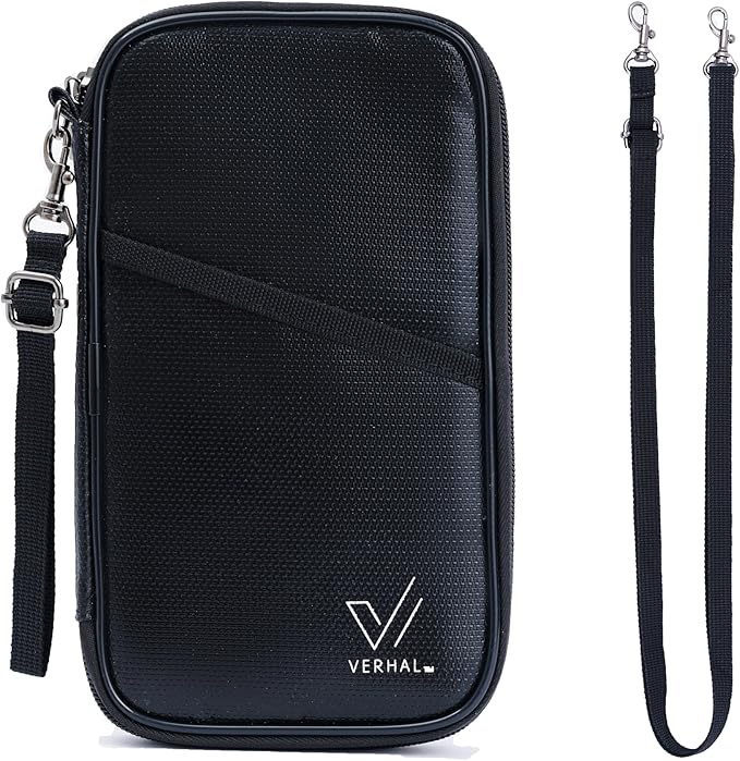 Travel holder RFID-blocking Fire-resistant Water-resistant Passport Wallet organizer