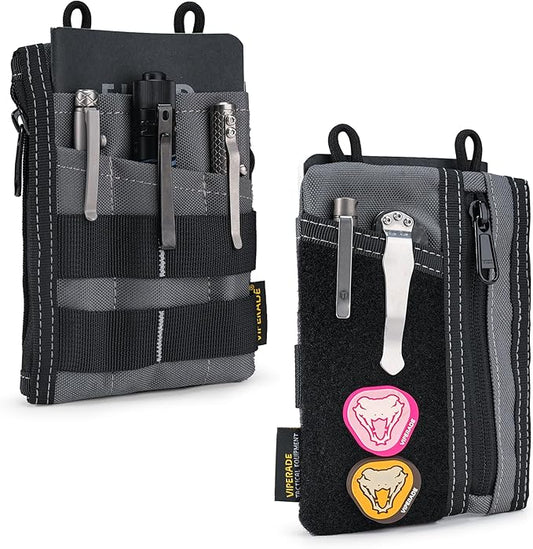VIPERADE VE16 EDC Pouch, EDC Organizer for Men - Pocket Organizer Multitool Pouch Wallet for EDC Gears