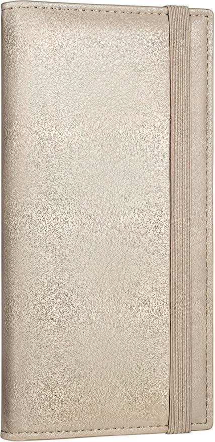 Zreal Checkbook Cover for Men & Women, Premium Vegan Leather Checkbook Holder for Duplicate Checks with RFID Blocking (Tan)