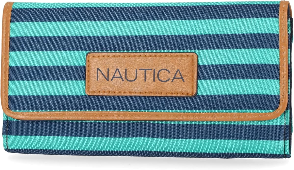 Nautica womens The Perfect Carry All Money Manager Wallet Organizer with RFID Blocking Wallet | The Perfect Carry All
