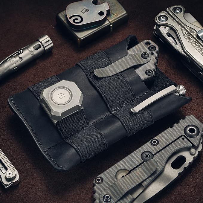 VIPERADE PL5 EDC Organizer Pouch, Slim EDC Pouch with DIY Patch Area for Daily Carry