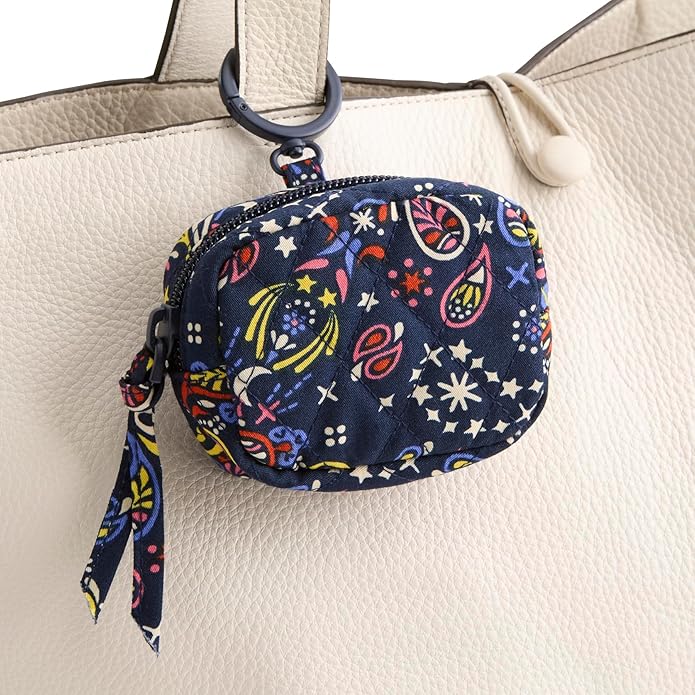 Premium Cotton Zip Earbud Bag Charm