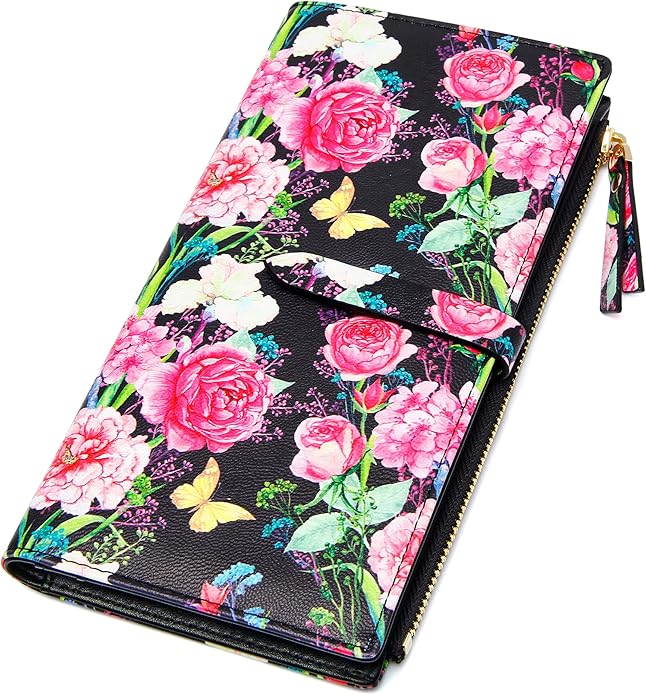 KUKOO Small Crossbody Bag Cell Phone Purse Wallet with Credit Card Slots for Women