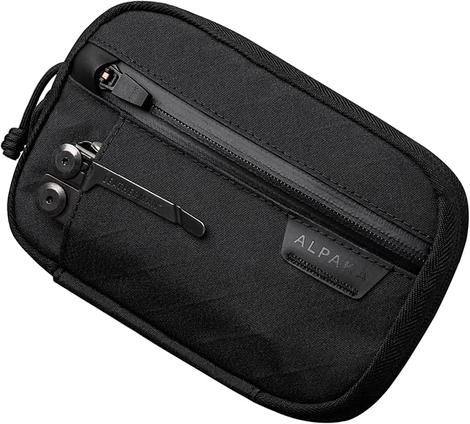 ALPAKA Admin Pouch Pro - Small Tool Pouch with Smooth Zipper, Weatherproof Storage for Electronics, Cables, EDC Organizer, Travel Accessories