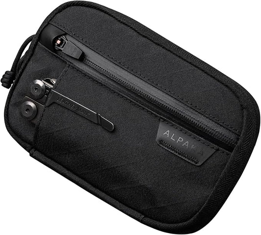ALPAKA Admin Pouch Pro - Small Tool Pouch with Smooth Zipper, Weatherproof Storage for Electronics, Cables, EDC Organizer, Travel Accessories