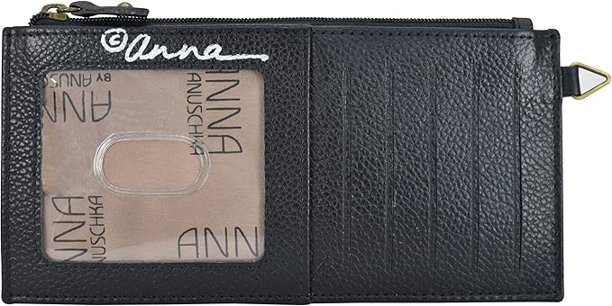 Anna by Anuschka Women's Hand Painted Genuine Leather Organizer Wallet | Hand Painted
