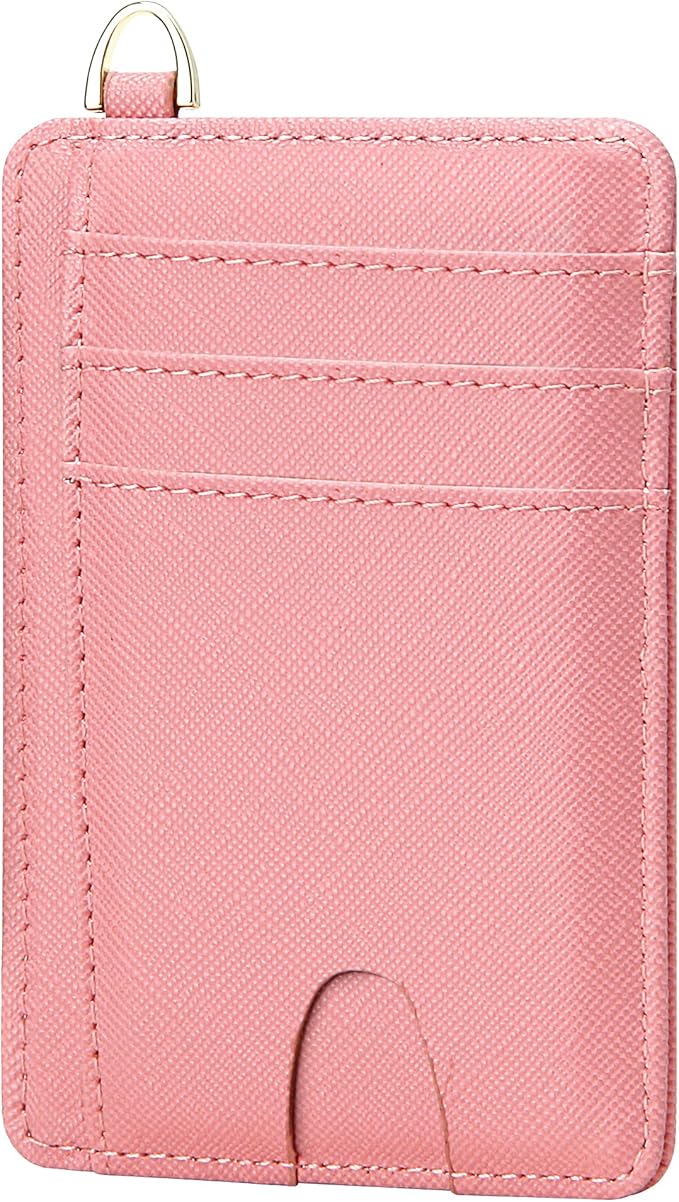 GEEAD Slim Minimalist Front Pocket RFID Blocking Card Holder Wallets for Men & Women