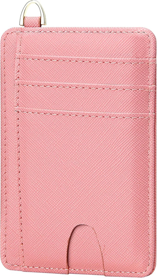 GEEAD Slim Minimalist Front Pocket RFID Blocking Card Holder Wallets for Men & Women